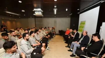 تحفيز وزير الرياضة وأبوريدة يرفع معنويات منتخب مصر قبل مواجهة الكويت في كأس العرب 1